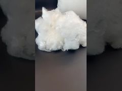 Polyester vierge fibre d'accouplement blanc optique brillant