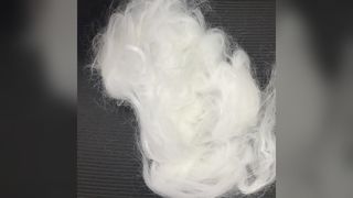 Fibre discontinue d'imitation Mohair 90D x 102MM, fibre volumineuse à haute brillance pour fil à tricoter d'hiver