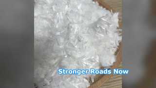 Fibre hachée en polyester anti-âge 4D × 6 mm, fibre de renforcement pour la construction et le matériau filtrant