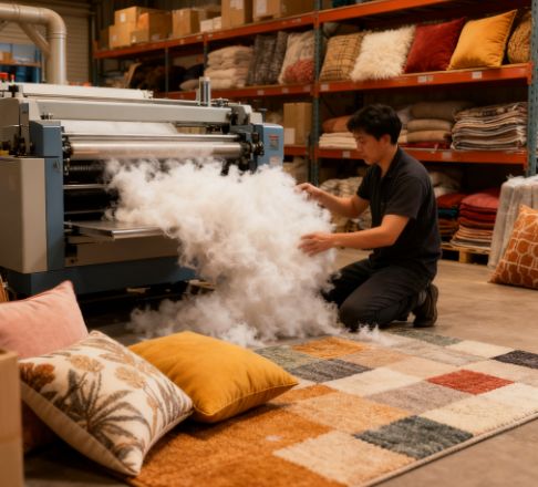Dernières nouvelles de l'entreprise Fibre de polyester recyclé : un nouveau choix pour rendre les textiles de maison et les vêtements plus respectueux de l'environnement