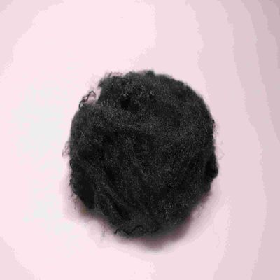 acheter Fibre résistante aux flammes noire de 64 mm fabrication en ligne