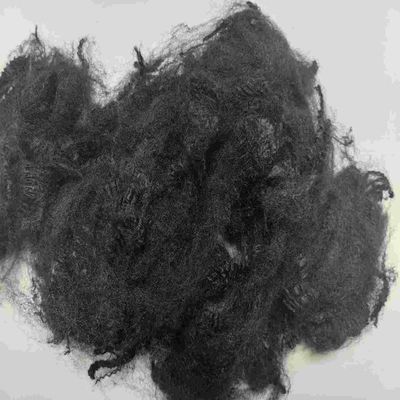 acheter Fibre de polyester ignifuge de 51 mm, noire, à fibres courtes, écologique fabrication en ligne