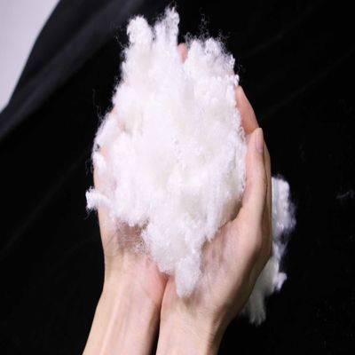 acheter Remplissage en fibres creuses de polyester recyclé de 51 mm pour tissus non tissés fabrication en ligne