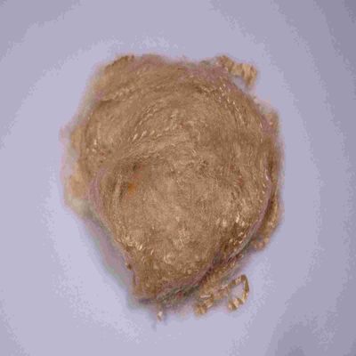 acheter PET recyclé 4080 4D courte fibre d'accueil 64 mm brun pour usage industriel fabrication en ligne