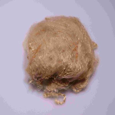 acheter Matériau de polyester en PSF à faible fusion de 64 mm en fibres Staple courtes recyclées brunes fabrication en ligne