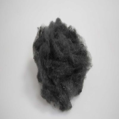 acheter Fibre de polyester de base non toxique pour l'environnement 65 mm gris noir fabrication en ligne