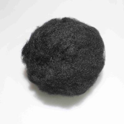 acheter Tissu en PET massif recyclé 4080 Polyester fibre à découpe courte 15D noire fabrication en ligne