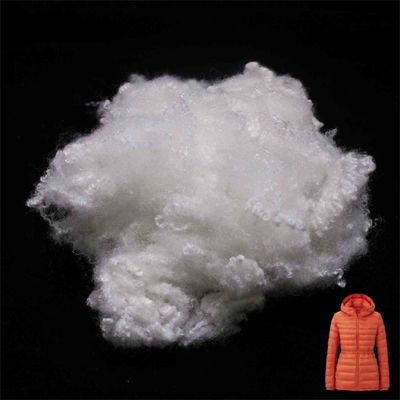 acheter Fibres discontinues de polyester conjuguées creuses siliconées non fluorescentes pour les rembourrages fabrication en ligne