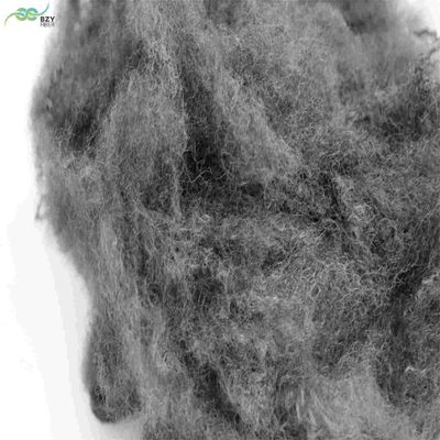 acheter Microfibre de qualité A 65 mm Fibre de polyester creuse grise noire Matériau de remplissage PSF fabrication en ligne