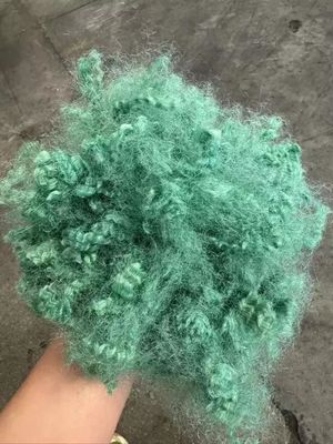 Un bon prix. Fibre d'étape en polyester creux recyclé siliconisé 15D 51mm en ligne