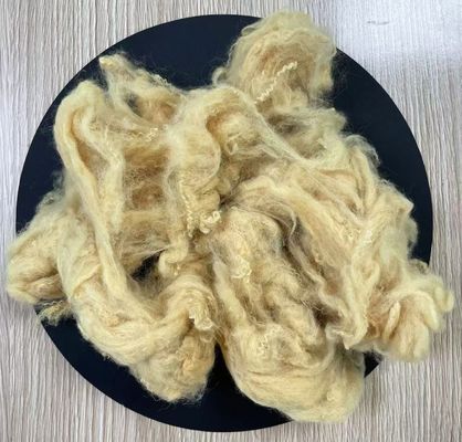 Un bon prix. Polyester recyclé à base de fibre 2.5D 51 mm Jaune d'oie en ligne