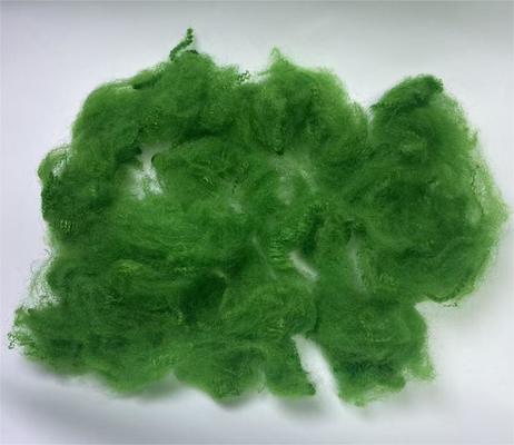 Un bon prix. Recycled Polyester Staple Fiber 4.5D 51mm Green with 0.4-0.5% Moisture Regain and Excellent UV Resistance en ligne