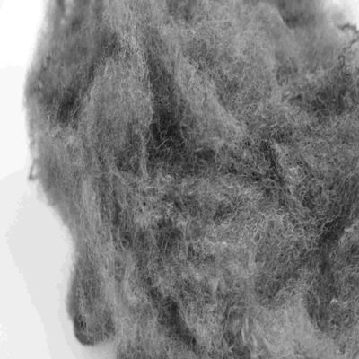 Un bon prix. Fibre d'étagère en polyester gris massif de 65 mm, fibre colorée ignifuge en ligne
