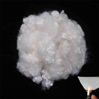 Un bon prix. Fibre de polyester ignifuge de 64 mm personnalisable pour tissus non tissés en ligne