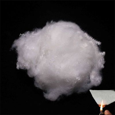 Un bon prix. Fibre résistante au feu creuse A1 recyclée 64 mm Polyester blanc en ligne