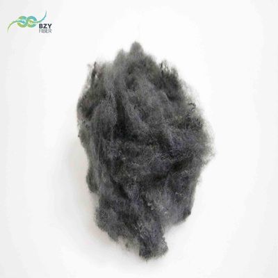 Un bon prix. 100 fibres de polyester sans silicone 6 fibres creuses dénier PSF gris noir en ligne
