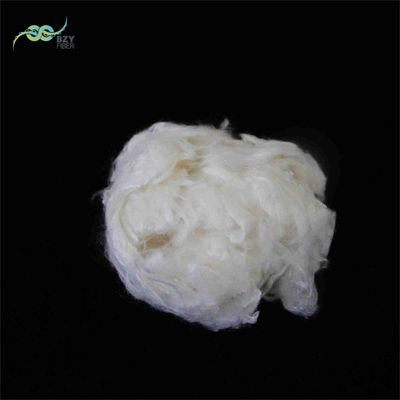 Un bon prix. Matériau de tissage en fibres discontinues de 60 mm de viscose blanc ignifuge en ligne