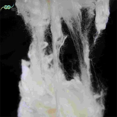 Fibre de polyester ignifuge de 60 mm pour tissu non tissé blanc