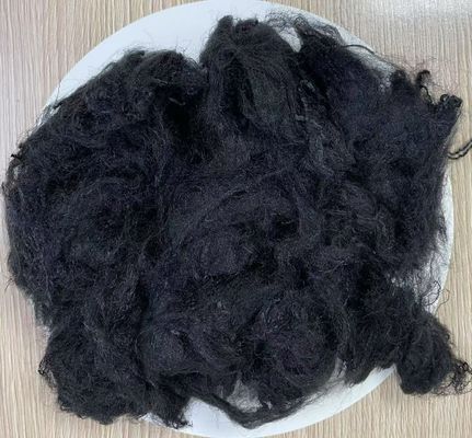 Un bon prix. Polypropylène à base de fibres 9D 51mm Noir Point de fusion 160-170C Matériau de base en ligne