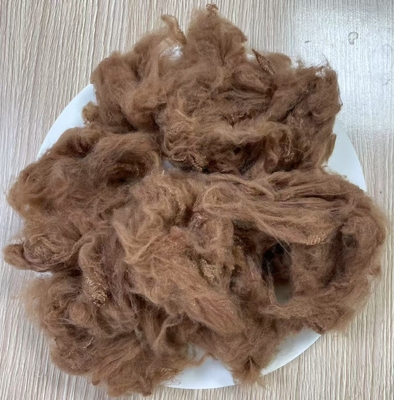 Un bon prix. Fibre de polyester teint en masse non siliconée 1.5D 38mm Camel en ligne