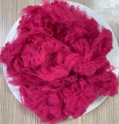 Un bon prix. Fibre de polyester recyclé en fibres discontinues 1.5D 38mm Prune Violet A Grade en ligne