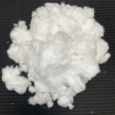 Fibre de polyester PET 1D*4mm, ultra-fine, haute résistance, lisse, pour textiles non tissés et industriels
