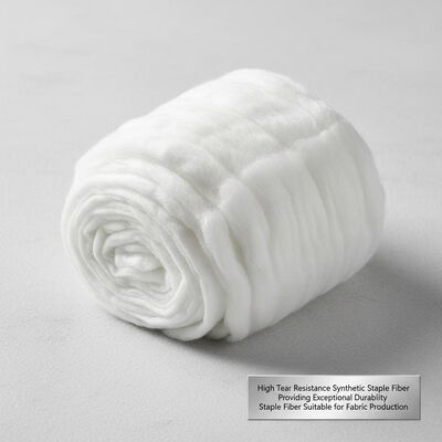 Qualité Faible teneur en humidité Fibre d'étape en polyester enduit de silicone à base de matériaux renouvelables et recyclés usine