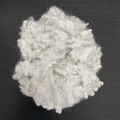 7D*64MM Fibre d'accouplement creuse hypoallergénique, fibre sûre non fluorescente pour le remplissage des coussins de canapé
