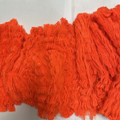 Un bon prix. Tireur en polyester orange vif 2D d'une longueur indéterminée pour la production de vêtements de travail et de textiles de sécurité en ligne